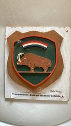 KNIL Troepencommando Zuid en Midden Celebis, Ophalen of Verzenden, Landmacht, Nederland, Embleem of Badge