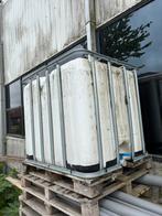2 stuks IBC tank 1000L met kraan, Tuin en Terras, Regentonnen, Ophalen, Kunststof, Gebruikt, Met kraantje
