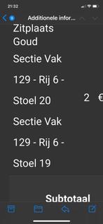 2 tickets suzan en freek, Twee personen