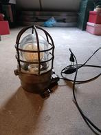 Vintage scheepslamp., Huis en Inrichting, Lampen | Tafellampen, Ophalen, Gebruikt, Minder dan 50 cm