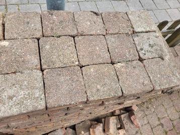 ~17  m² Terrasstenen / Cobblestones stenen 15 x 15 cm beschikbaar voor biedingen
