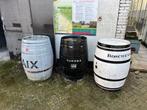3 Zeer fraaie Originele wijnvaten erg uniek, 150 liter of meer, Ophalen, Gebruikt, Hout