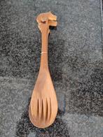 Salade bestekset hout uit Kenia, Antiek en Kunst, Ophalen of Verzenden