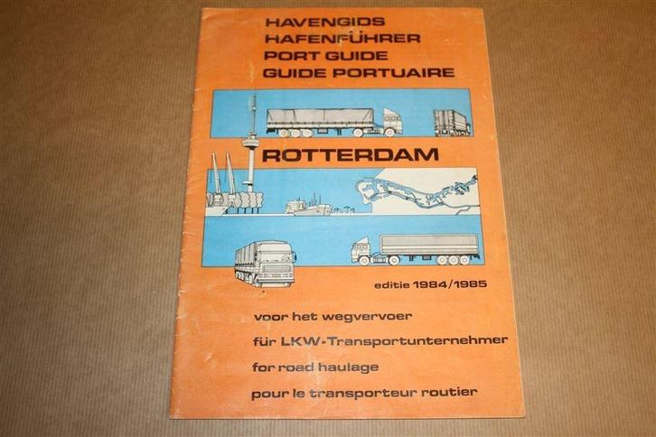 Havengids Rotterdam - Editie 1984/1985, Boeken, Geschiedenis | Stad en Regio, Gelezen, Ophalen of Verzenden