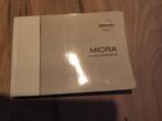 Instructieboekje Nissan Micra K12-D, Ophalen of Verzenden