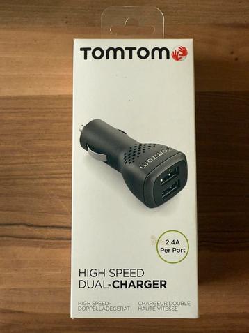 USB oplader auto dubbel TOMTOM high speed beschikbaar voor biedingen