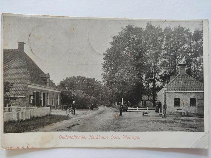 J1480 Oudeholtpade Oldeholtpade 1908, Verzamelen, Ansichtkaarten | Nederland, Noord-Holland, 1920 tot 1940, Ophalen of Verzenden