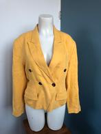 Blacky dress geel linnen jasje 42, Geel, Maat 42/44 (L), Ophalen of Verzenden, Zo goed als nieuw