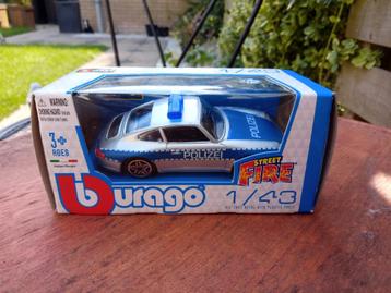 Porsche 911 Polizei 1/43 Bburago  beschikbaar voor biedingen