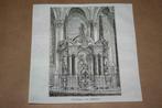 Antieke gravure - Praalgraf Willem I - 1841 !!, Ophalen of Verzenden