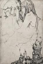 sixties ets - onduidelijk gesigneerd - 1965, Antiek en Kunst, Ophalen