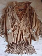 Prachtige Western/Pakistan jas echt leder, Ophalen of Verzenden, Zo goed als nieuw, Maat 38/40 (M), Bruin