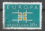 nvph 801 Europa -CEPT  1963 Gest- Maastricht, Postzegels en Munten, Postzegels | Nederland, Verzenden, Na 1940, Gestempeld