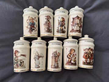 Set van 9 Hummel kruidenpotjes beschikbaar voor biedingen
