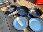 Pannenset van Outdoor, Ophalen, Gebruikt