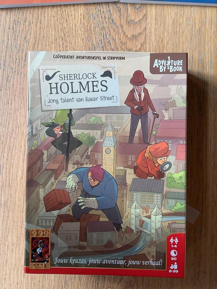 Adventure by Book: Sherlock Holmes - Jong Talent, Hobby en Vrije tijd, Gezelschapsspellen | Bordspellen, Nieuw, Een of twee spelers