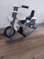 Houten hobbel motor, Kinderen en Baby's, Speelgoed | Hobbelfiguren, Ophalen, Gebruikt