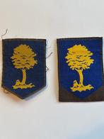 2 emblemen Opleidings en Trainings commando, Verzenden, Landmacht, Nederland, Kleding of Schoenen