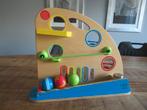 Hape Houten Ballenbaan Roller Derby met 3 ballen., Kinderen en Baby's, Speelgoed | Houten speelgoed, Ophalen of Verzenden, Zo goed als nieuw