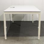 Gispen Bureau Wit Lichtgrijs 200 x 90 B-Keus, Huis en Inrichting, Ophalen of Verzenden, In hoogte verstelbaar, Gebruikt, Bureau