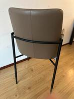 4 x MOVANI Echt Lederen Stoelen - Stijlvol en Comfortabel, Ophalen, Gebruikt, Bruin, Leer