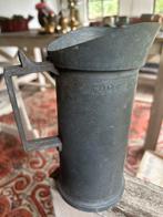 Tinnen kan 1 liter, Antiek en Kunst, Antiek | Tin, Ophalen of Verzenden