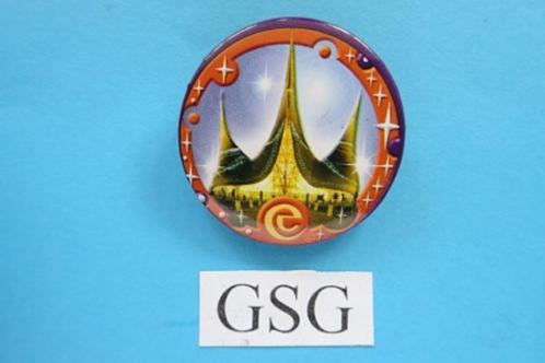 Efteling button Huis van de vijf zintuigen nr. 50876-02, Verzamelen, Efteling, Zo goed als nieuw, Button of Speldje, Ophalen of Verzenden