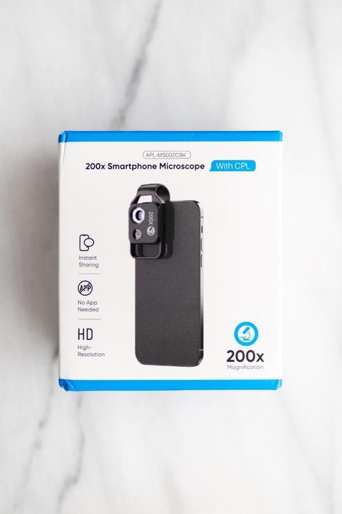 Apexel Smartphone Microscoop 200x Vergroting (Nieuw), Telecommunicatie, Mobiele telefoons | Toebehoren en Onderdelen, Nieuw, Apple iPhone
