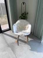 Witte Eames Schommelstoel, Huis en Inrichting, Stoelen, Ophalen, Kunststof, Wit, Zo goed als nieuw