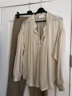 prachtige zijden blouse van Xirena met foutjes mt L of M, Kleding | Dames, Blouses en Tunieken, Ophalen, Xirena, Wit, Maat 42/44 (L)