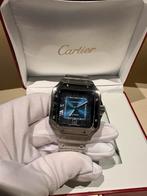 Cartier Santos de Cartier Automatisch Herenhorloge – Blauw, Verzenden, Zo goed als nieuw