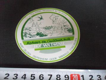 sticker strip natuur en cultuur in de HOF VAN TWENTE * beschikbaar voor biedingen