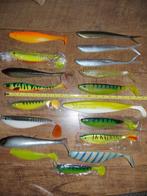 34 Grote set shads tussen 15 en 25 cm, Watersport en Boten, Ophalen of Verzenden, Zo goed als nieuw, Complete set