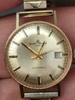 14K Gouden Baume & Mercier Dameshorloge Automaat, Overige merken, Met bandje, Polshorloge, Goud