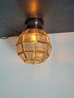 Vintage grote Glashutte Limburg Helena Tynell lamp, Ophalen of Verzenden, Zo goed als nieuw, Glas