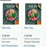 Project gezond boek Elke dag en Heerlijke Winter, Boeken, Gezondheid, Dieet en Voeding, Ophalen of Verzenden, Zo goed als nieuw