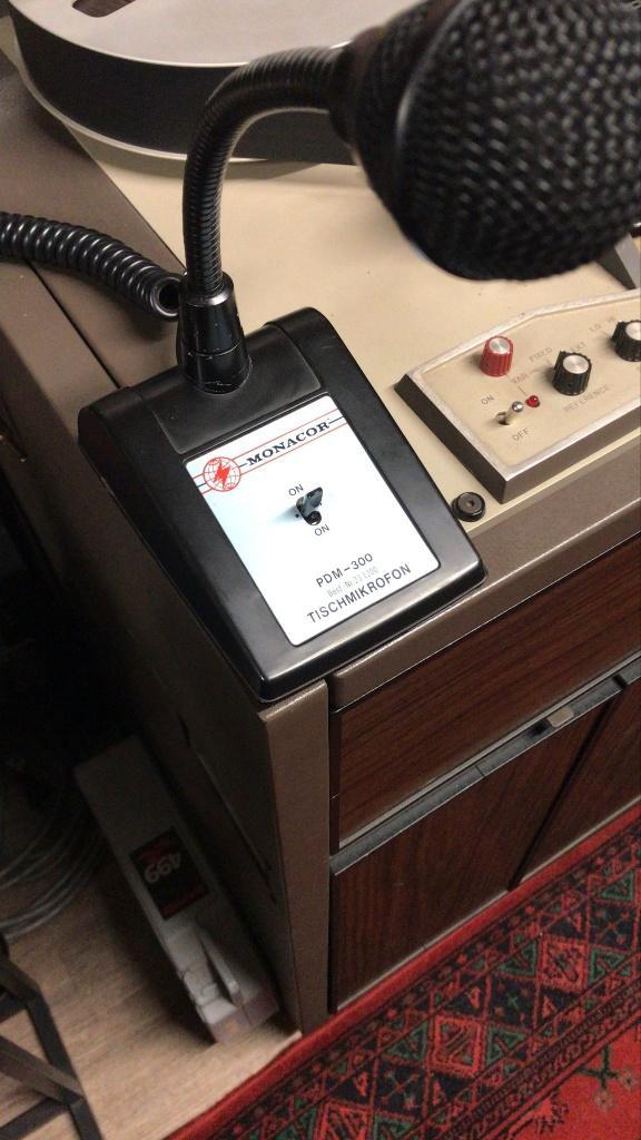 Monacor talkbackmike PDM-300 studio opruiming, Muziek en Instrumenten, Microfoons, Ophalen of Verzenden