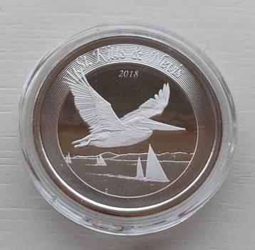 Zilveren 1 oz Pelicaan 2018. beschikbaar voor biedingen
