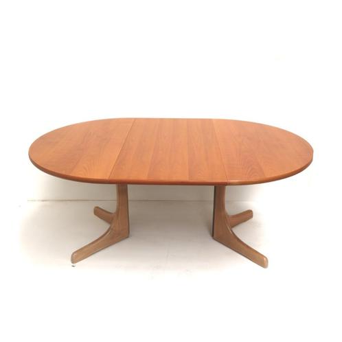 Vintage design verlengbare eettafel jaren '60 '70 table, Huis en Inrichting, Complete eetkamers, Gebruikt, Verzenden