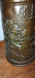 Brocante koperen kolenkit kolenemmer, Antiek en Kunst, Ophalen of Verzenden