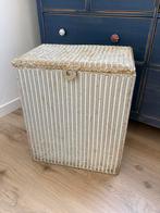 Wasmand Lloyd Loom, heel en stevig, oud en in brocante staat, Ophalen, Gebruikt, Rechthoekig