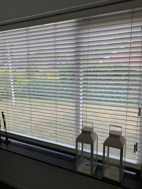 Jaloezieen, Huis en Inrichting, Stoffering | Gordijnen en Lamellen, Zo goed als nieuw, 150 tot 200 cm, 150 tot 200 cm, Wit, Ophalen