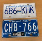 License plates / kentekenplaten British Columbia Canada, Verzamelen, Automerken, Motoren en Formule 1, Ophalen of Verzenden, Gebruikt
