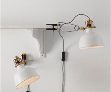 Ikea Ranarp witte wandspot, klemspot, bureaulamp beschikbaar voor biedingen