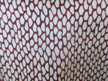 dames blouse wit-rood-grijs maat 44 Sommermann, lange mouw beschikbaar voor biedingen