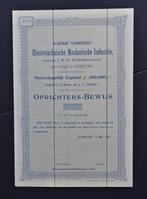 Electrotechnische Mechanische Industrie J.W.H. Uytenbogaart, Verzenden, Voor 1920, Overige typen