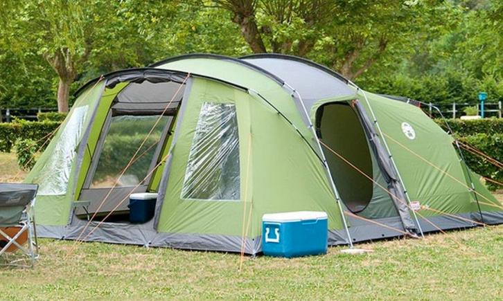 Coleman Vespucci 6 - Ruime 6-persoons tent, Caravans en Kamperen, Tenten, tot en met 3, Gebruikt, Ophalen