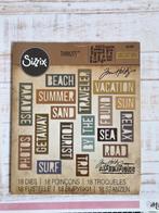 Tim Holtz - Sizzix- Vacation Words block dies, Ophalen of Verzenden, Nieuw, Frame of Mal