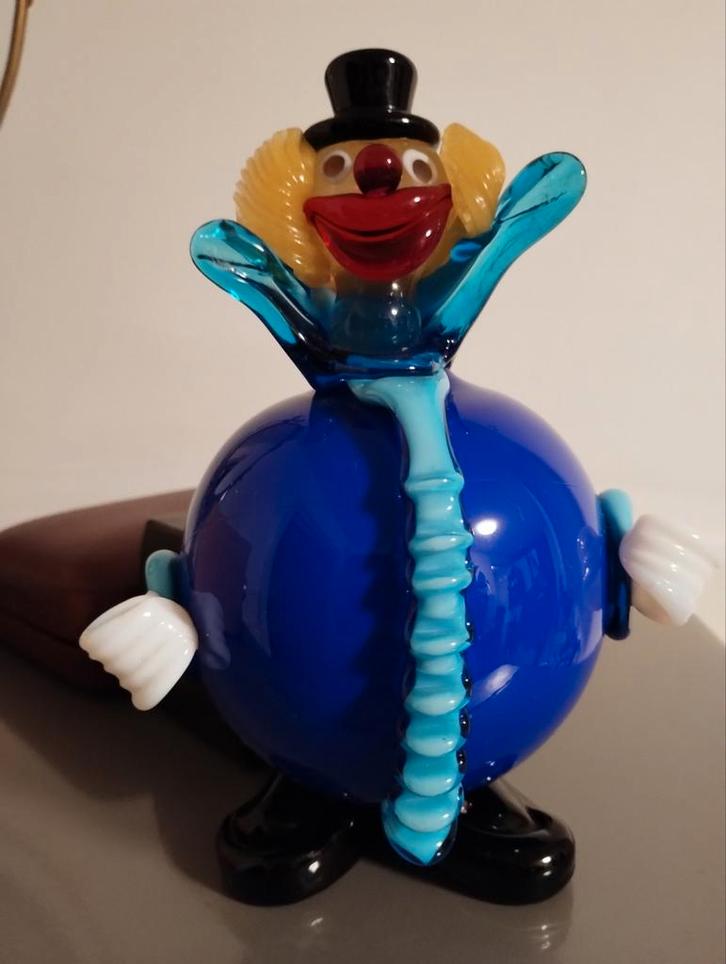 Murano fat belly clown, Antiek en Kunst, Antiek | Glas en Kristal, Ophalen of Verzenden