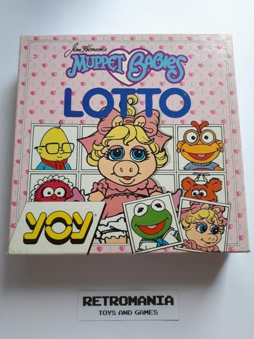 bordspel - muppet babies lotto compleet, Hobby en Vrije tijd, Gezelschapsspellen | Bordspellen, Zo goed als nieuw, Verzenden